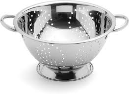 COLADOR CON BASE ACERO INOX 13 QT (12.3 LTS) 38.7 CM DE DIAMETRO, LARGO 45 CM CHOICE