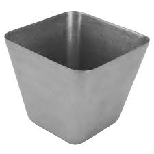 BOWL CUADRADO 19 OZ (562 ML) DE ACERO INOXIDABLE DBO160ANS23 FRONT OF THE HOUSE (PRECIO POR 12 PIEZAS)