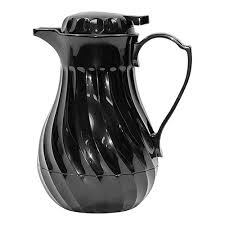 JARRA PARA CAFE TERMICA NEGRA DE 1.2 L (42 OZ) SWIRLSERVE 52140 VOLLRATH