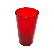 VASO DE PLASTICO SAN 16.4 OZ TEXTURIZADO 1600P2156 ROJO CAMBRO (PRECIO POR 24 PIEZAS)