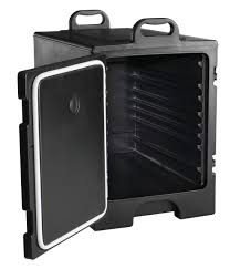 CAJA TERMICA NEGRA PARA 6 CHAROLAS PANADERAS COMPLETAS 45 X 65 CM MEDIDAS 22 1/2 X 29 1/4 X 21 1/2 PG 1826MTC110 CAMBRO