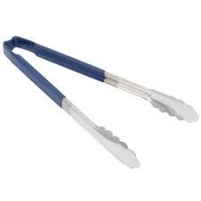 PINZA ACERO INOX CUBIERTA PLASTICO 12 PG AZUL 4781230 JACOBS PRIDE VOLLRATH