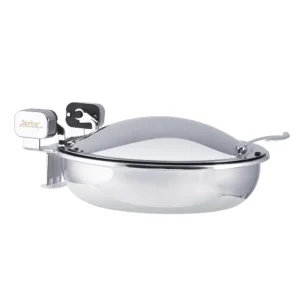 CHAFER DE INDUCCION REDONDO DE ACERO INOXIDABLE DE 4 CUARTOS SAUTEUSE 2372-6/36 SPRING USA