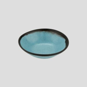 BOWL 16 OZ 17.8 CM MELAMINA AZUL POTTERY MARKET (PRECIO POR 12 PIEZAS)