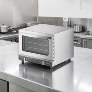 HORNO DE CONVECCION ELECTRICO COE3Q DE 12 V, 1440W CAPACIDAD DE 3 CHAROLAS DE 9 1/2 x 13 PG MEDIDA GENERAL: 18 3/4 X 18 X 15 PG MARCA GALAXY