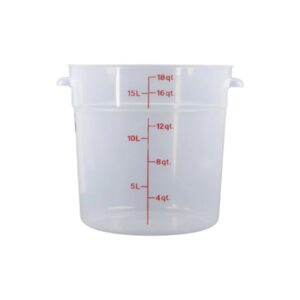CONTENEDOR REDONDO DE 18 QT DE POLIETILENO RFS18PP190 MARCA CAMBRO