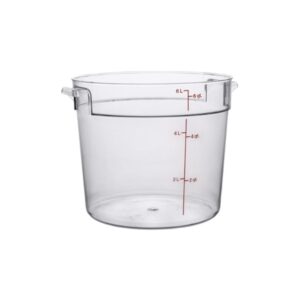 CONTENEDOR REDONDO DE 6 QT DE POLICARBONATO RFSCW6135 MARCA CAMBRO (SU TAPA ES 214rfscwc6)