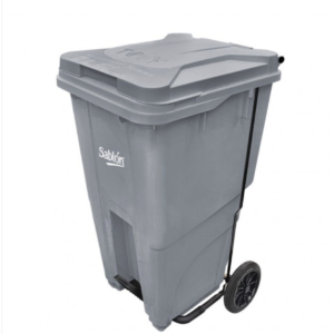 CESTO 240 LITROS GRIS CON PEDAL 8344GR