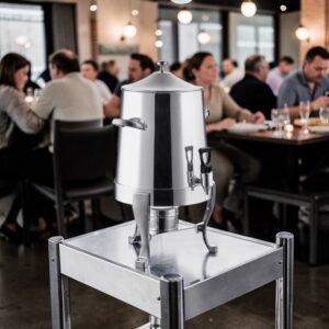 CHAFER PARA CAFE 3 GALONES (48 TAZAS) TERMINADO CROMADO CHOICE
