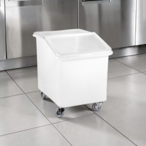 CARRO ALMACENADOR DE GRANOS E INGREDIENTES 37 GALONES (140 LTS) MEDIDAS: 29 1/2 X 21 1/2 X 28 PG CAMBRO