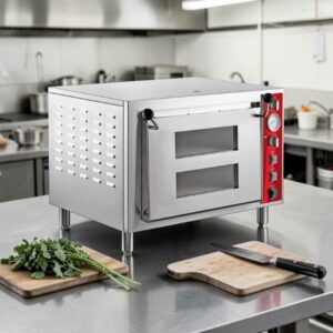 HORNO PARA PIZZA DOBLE ELECTRICO 16 PG LA PIZZA USO COMERCIAL HORNO APILABLE MEDIDAS: 28 X 23 1/4 X 21 PG, 240 V DE 3,200 W AVANTCO