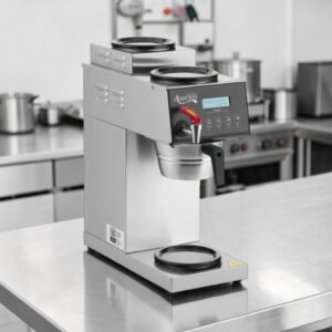 CAFETERA DECANTADORA AUTOMATICA TABLERO DIGITAL CON 3 CALENTADORES PARA JARRA CAFETERA PRODUCCION DE 18 LTS POR HORA, TANQUE DE 5.6 LTS 120V, 1800 W AVANTCO