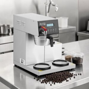 CAFETERA DECANTADORA AUTOMATICA TABLERO DIGITAL CON 3 CALENTADORES BAJOS PARA JARRA CAFETERA PRODUCCION DE 18 LTS POR HORA, TANQUE DE 5.6 LTS 120V, 1800 W AVANTCO
