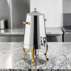 CHAFER PARA CAFE 5 GALONES (80 TAZAS) DETALLES DORADOS CHOICE
