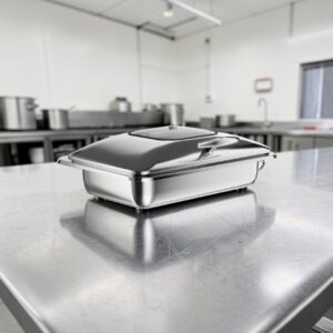 CHAFER ENTERO ECOR MODELO IND8CHAF ACOPA CON TAPA DE CRSITAL INDUCCION 8QT MEDIDAS: 23 X 17 X 5 PG
