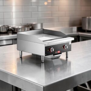 PLANCHA ELECTRICA 24 PG (60 CM) USO RUDO GU-CPG-24-M MEDIDA: 24 X 29 X 15 9/16 PG DE 6,000W / 8,000W, 208 / 240V MARCA COOKING PERFORMANCE