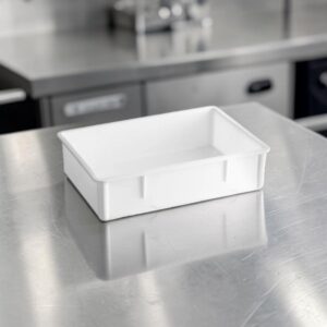 CAJA PARA MASA DE PIZZA 18 X 26 X 6 PG COLOR BLANCO USO RUDO BAKERS MARK