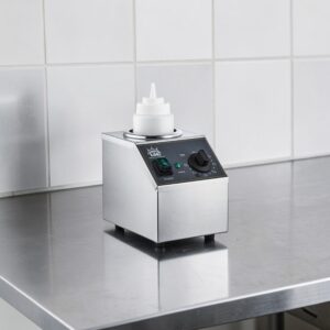 CALENTADOR DE MAMILAS SENCILLO CON CAPACIDAD DE HASTA 32 OZ PARA SALSAS Y ADEREZOS, INCLUYE 6 DE 32 OZ, 200 W, 120 V, CARNIVAL KING