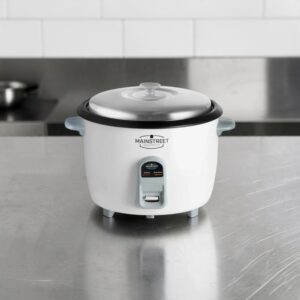 ARROCERA ELECTRICA DE 30 TAZAS COCINA Y CALIENTA 950 W DE 120 V MAINSTREET