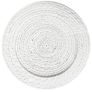 Plato Base Color Rattan de 33cms Modelo 1660151 Material Ratan (VENTA POR MULTIPLOS DE 24 PIEZAS)